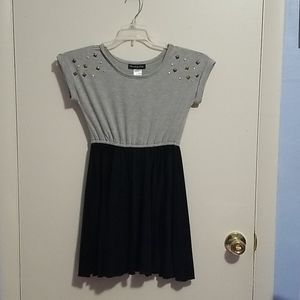 Disorderly Kids Gray And Black 10 Dress